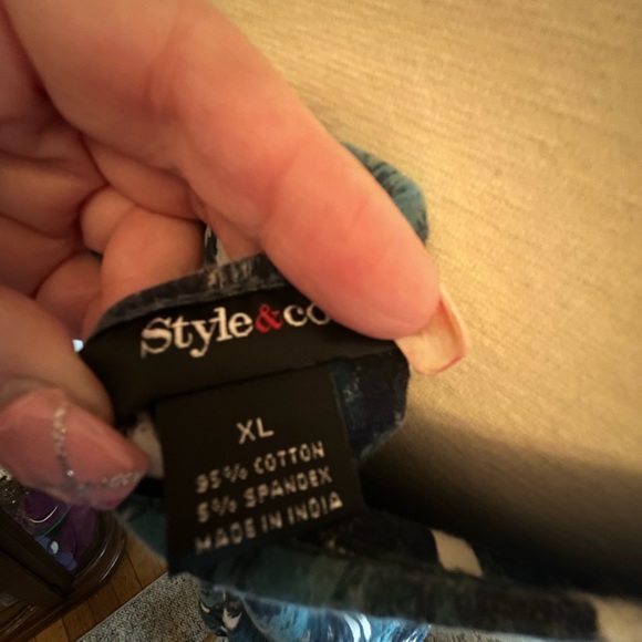 Style & Co top Size XL - Picture 3 of 4